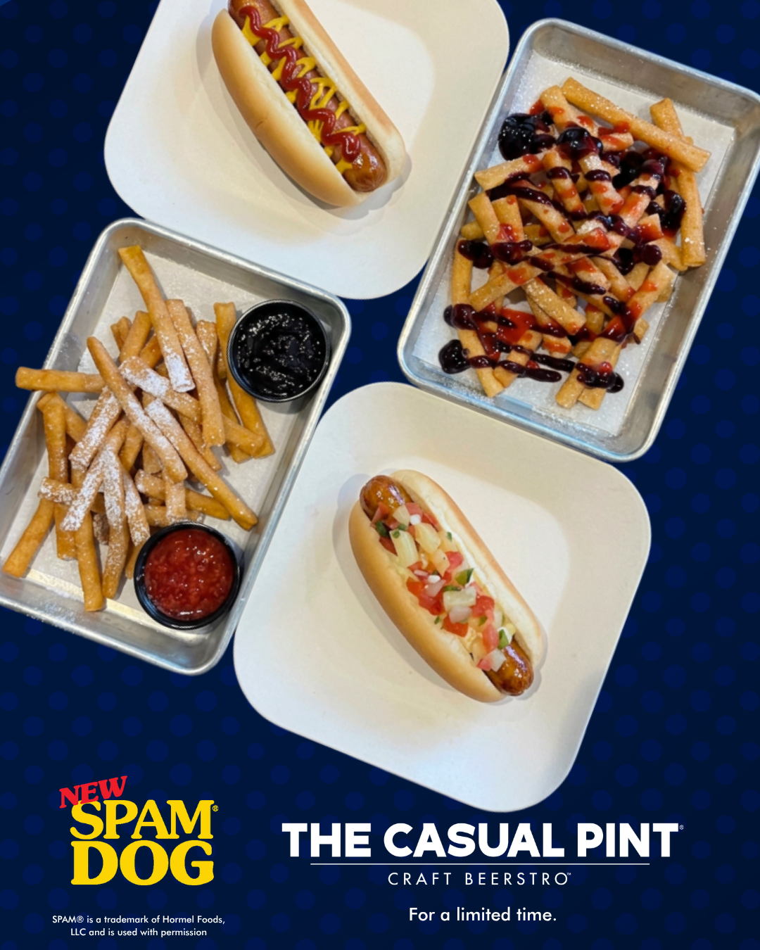 The Casual Pint SPAM Dogs